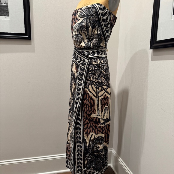 JOHANNA ORTIZ  $850 African Canopy Ankle Dress  NWT Size 8 - Picture 3 of 9